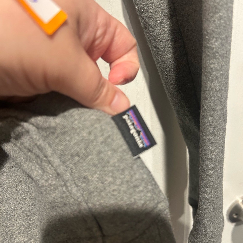 Patagonia Gray Hoodie with Logo - Picture 3 of 6